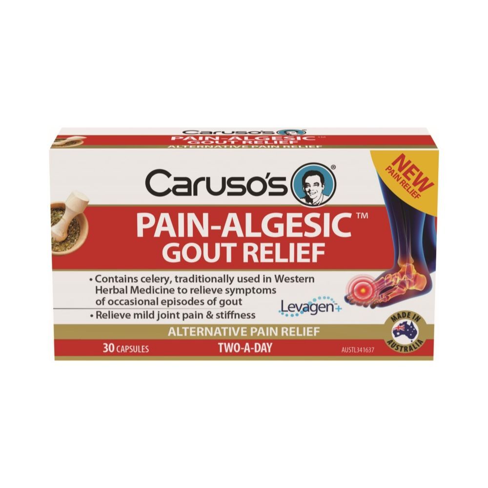 Caruso s Pain Algesic Gout Relief 30 Capsules LiveLife